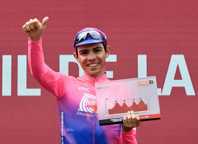 Higuita ganó una de las etapas más duras de la Vuelta, con cuatro premios de montaña. FOTO AFP
