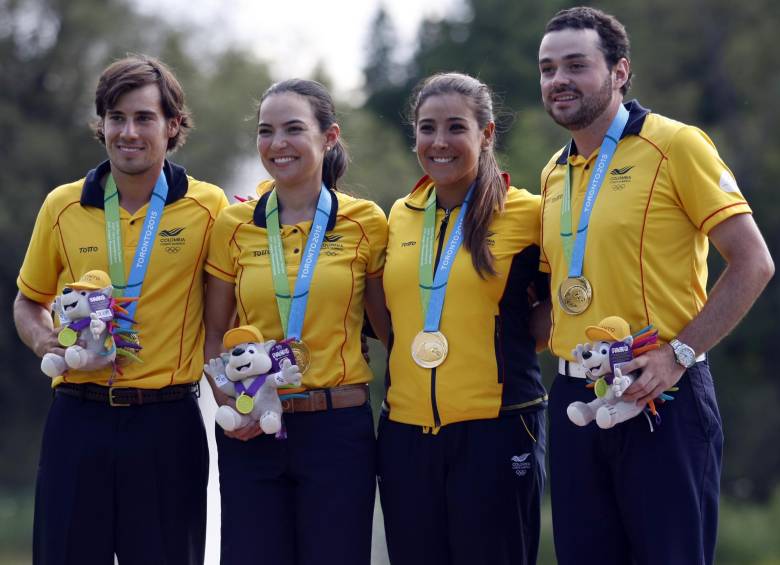 Tres medallas de oro de tres en juego obtuvieron los colombianos en el campo del Angus Glen Golf Club de Canadá. FOTO COLPRENSA