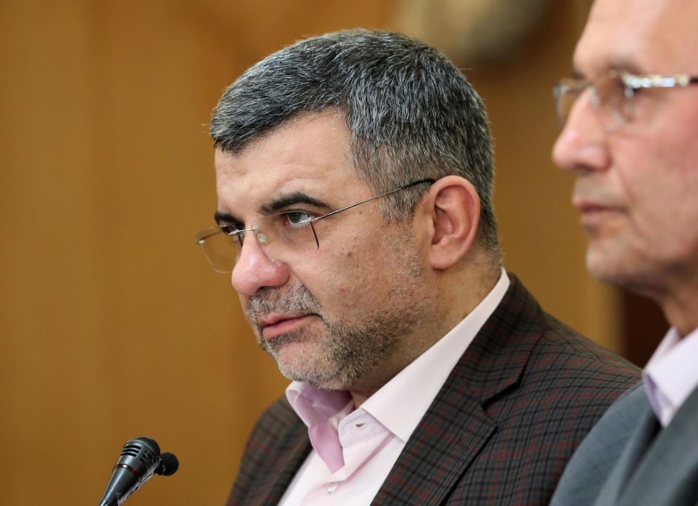 El viceministro de Salud de Irán, Iraj Harirchi, fue diagnosticado con coronavirus. FOTO: AFP