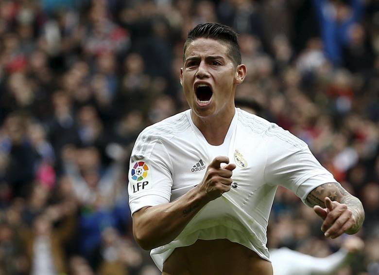 James volvió a marcar con el Real Madrid luego de varias fechas. FOTO ARCHIVO