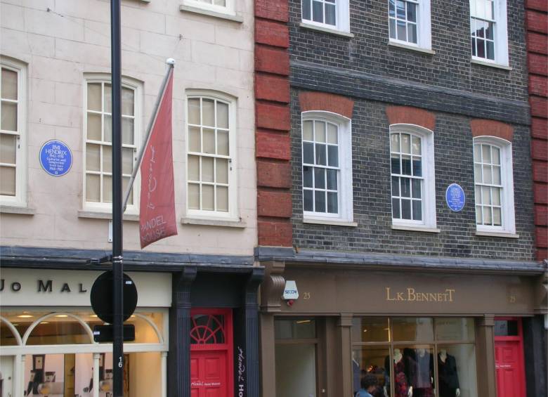 En el número 25 de la céntrica calle de Brook Street, en Londres, vivió el artista. FOTO CORTESÍA