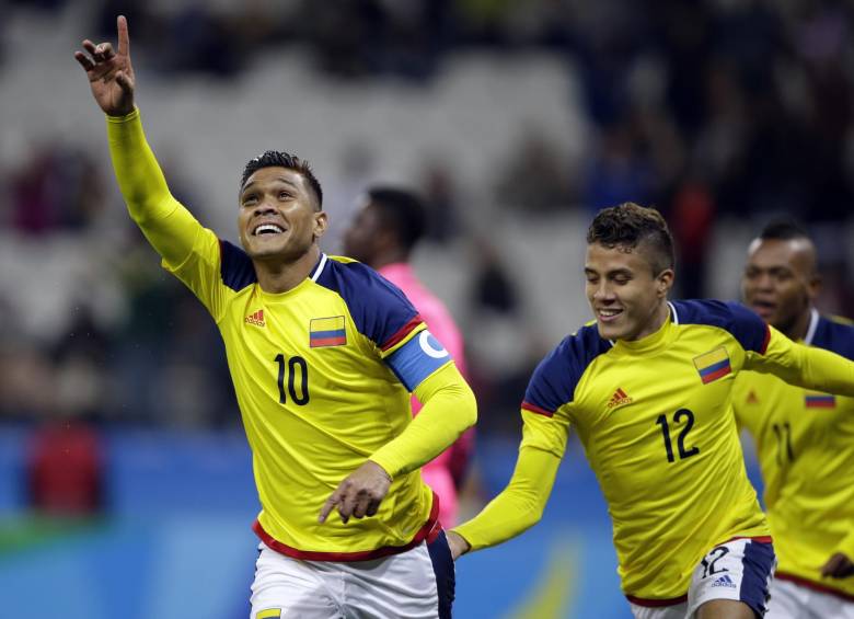 Teófilo Gutiérrez abrió el camino del triunfo ante Nigeria. “Ahora, a descansar y pensar en lo que viene”, dijo el delantero. FOTO ap