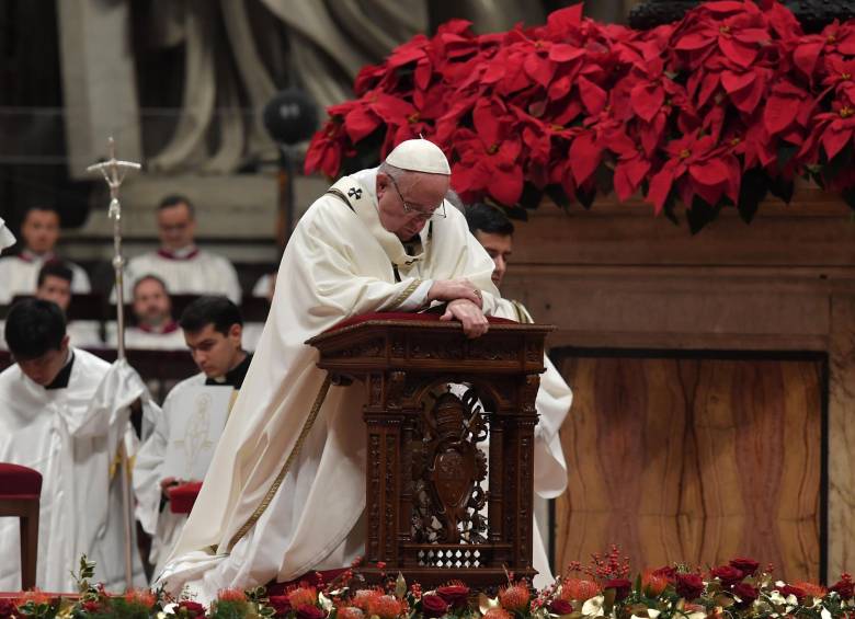 El Papa Francisco reiteró la importancia del amor, más que de los bienes. Foto: Afp