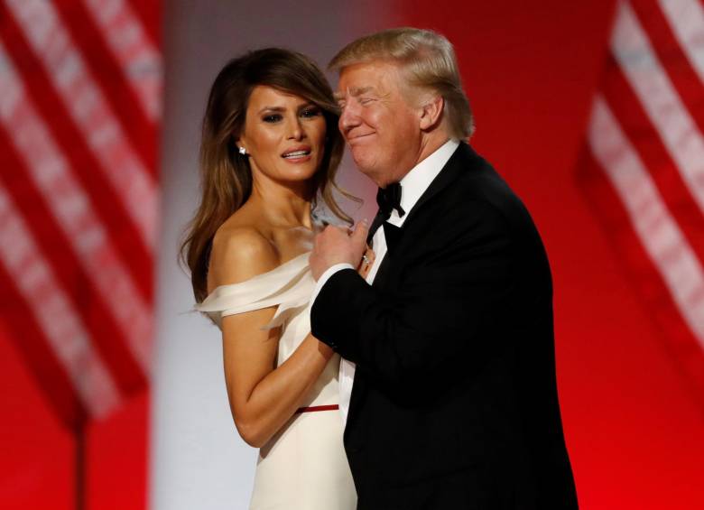 Este fue el vestido diseñado por Hervé Pierre para el baile. FOTO REUTERS