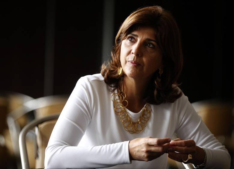 La ministra de Relaciones Exteriores, María Ángela Holguín. FOTO Manuel Saldarriaga Quintero.