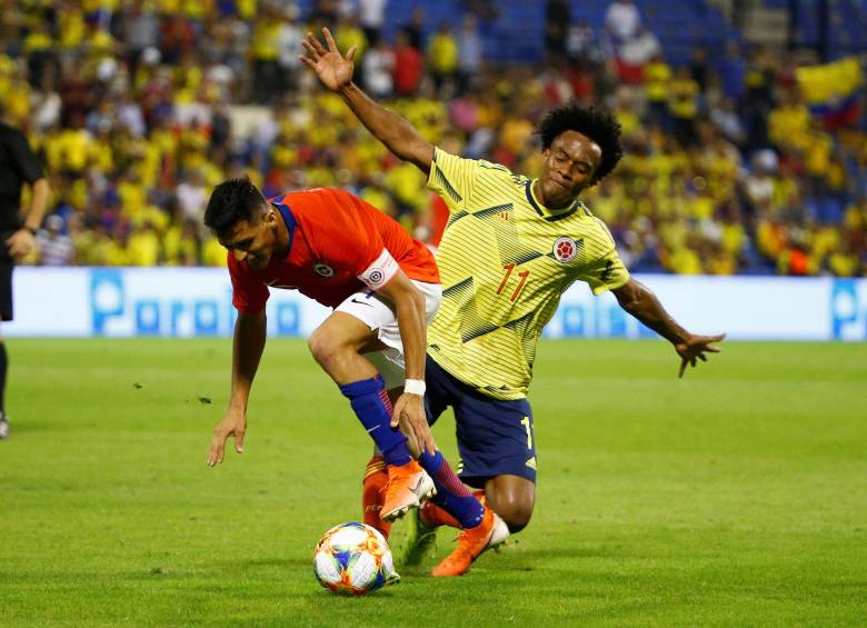 Juan Guillermo Cuadrado recibió elogios del técnico Carlos Queiroz. FOTO REUTERS