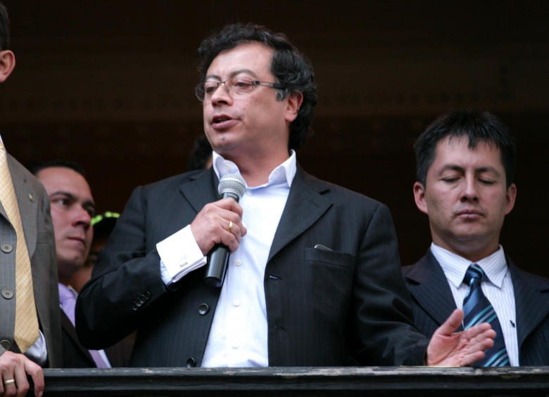 Gustavo Petro, exalcalde de Bogotá y candidato a la Presidencia. FOTO COLPRENSA