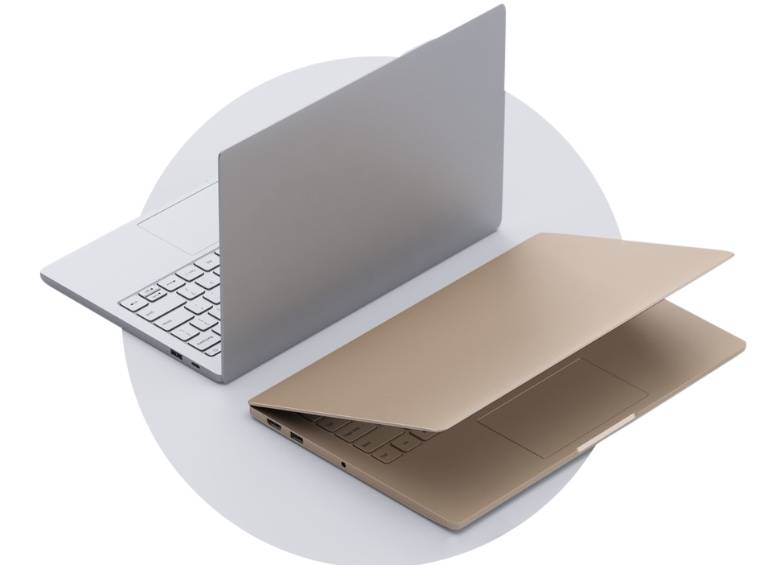 El computador de Xiaomi espera competirles a grandes marcas como Dell y Apple. FOTO Cortesía Xiaomi, Apple y Dell