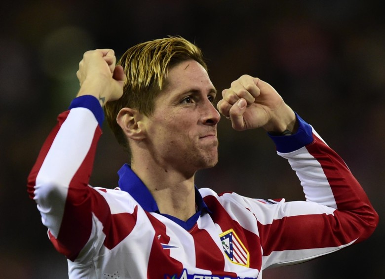 Fernando Torres marcó gol en el último encuentro entre los dos equipos de Madrid. FOTO AFP