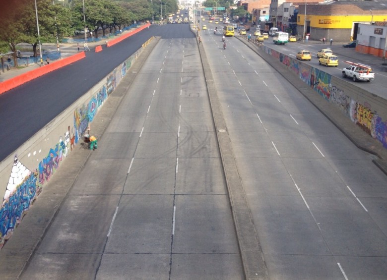 Las principales calles en Medellín lucieron así durante la jornada del Día sin carro. FOTO JULIO CÉSAR HERRERA