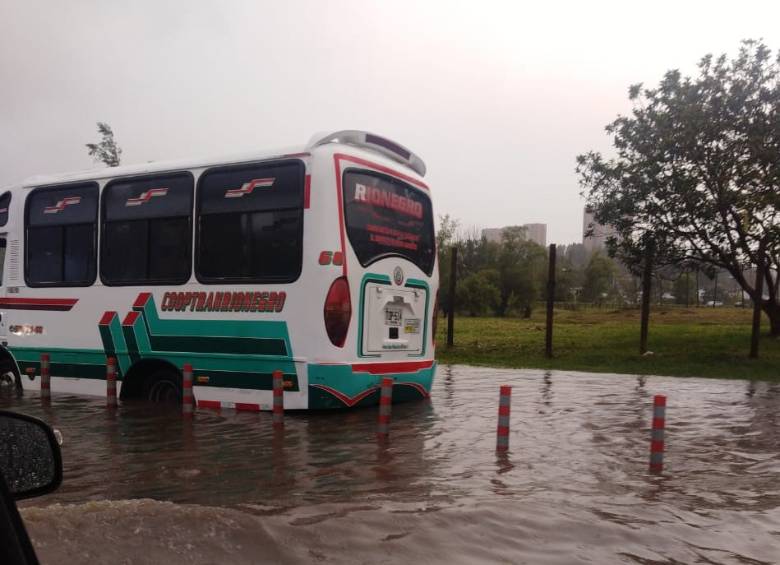 Las lluvias se presentan sobre los municipios del Oriente cercano. FOTO: CORTESÍA 