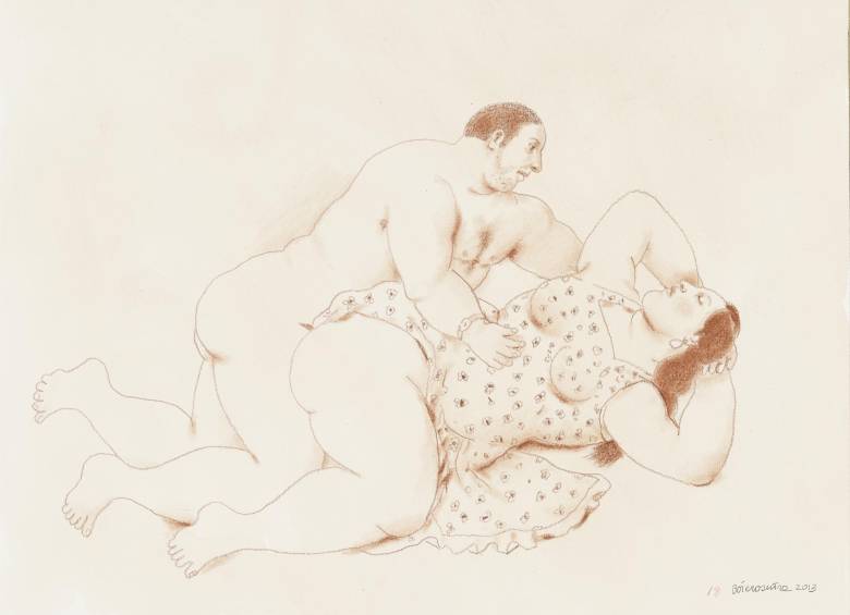 Botero se leyó el Kamasutra y su versión se ve en Medellín