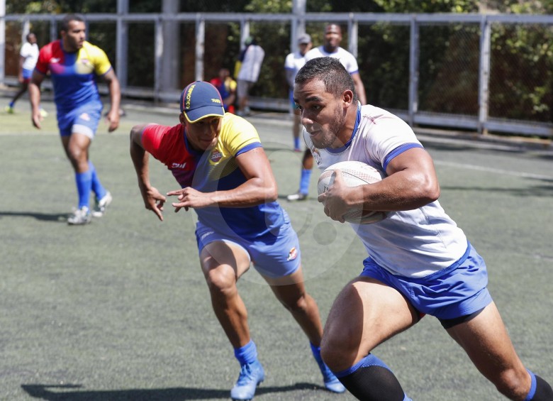El rugby colombiano continúa en plena evolución. FOTO Manuel saldarriaga