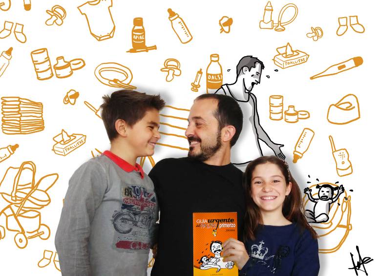 Rafa Esteve relata en un blog la angustia que los hombres callan cuando son padres por primera vez. FOTO Cortesía