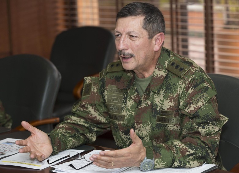 El general Nicacio Martínez ejerció como comandante de la IV Brigada en Medellín entre los años 2011 y 2013. FOTO Edwin Bustamante