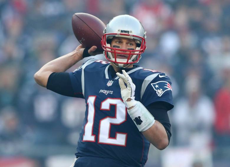Tom Brady, mariscal de campo de los Patriots. FOTO REUTERS