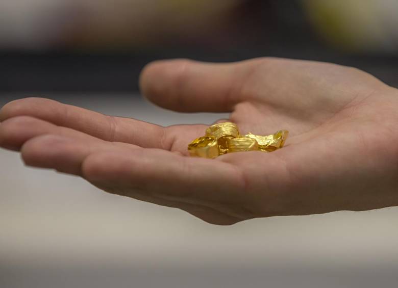 Según el Dane la exportación de oro desde Antioquia, en enero, creció 155,1 % frente al mismo mes de 2018. Foto: Juan Antonio Sánchez