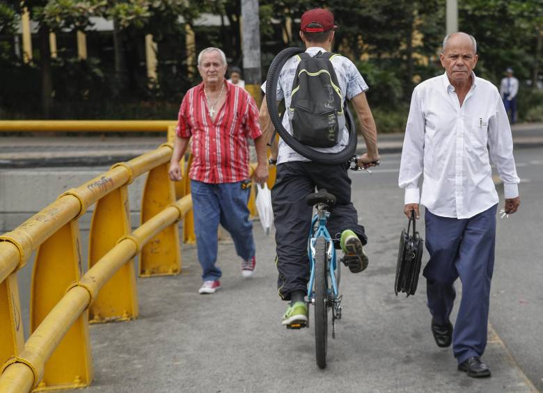 Se han impartido 95 comparendos a ciclistas en lo que va del año. FOTO MANUEL SALDARRIAGA