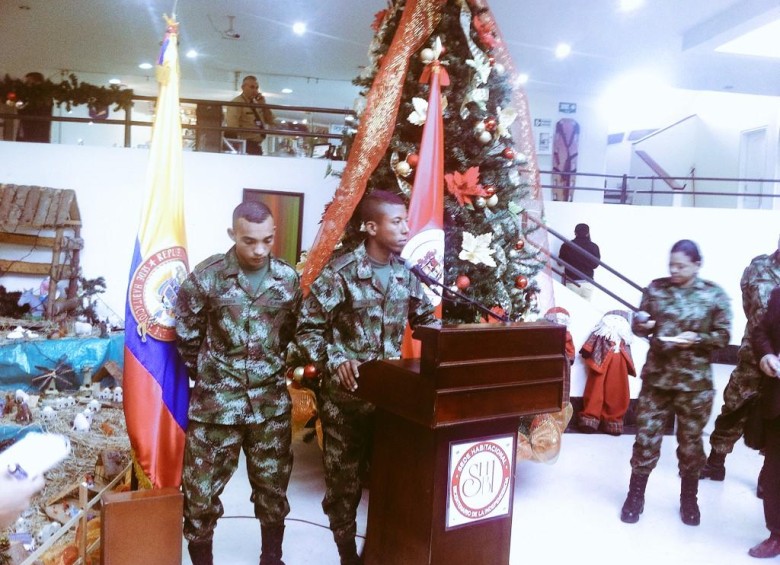 Los soldados profesionales Jonathan Díaz y César Rivera entregaron este miércoles sus primeras declaraciones sobre su secuestro. FOTO CORTESÍA