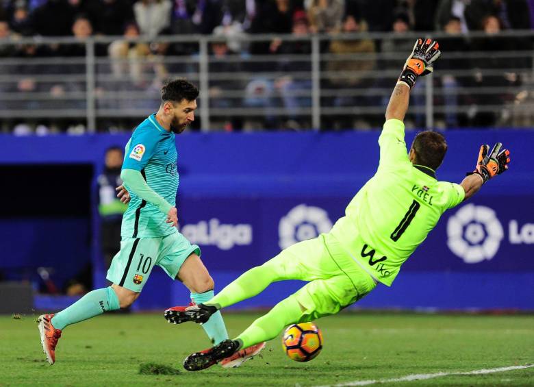 Lionel Messi, clave para el Barcelona. FOTO AFP