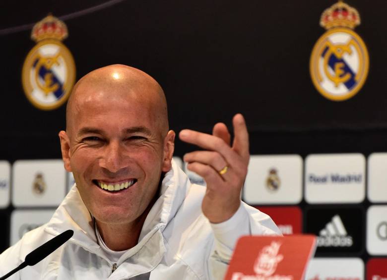 Zidane cierra un muy buen primer año como DT del Real Madrid y espera seguir cosechando éxitos. FOTO AFP
