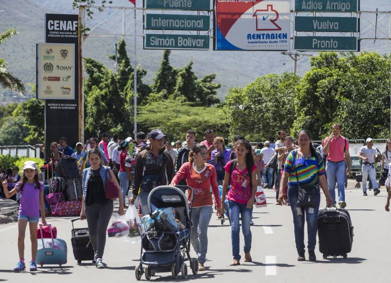 Paso fronterizo entre Colombia y Venezuela. FOTO: Julio César Herrera
