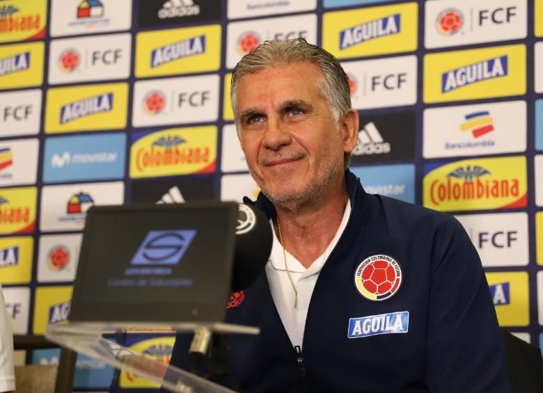 El técnico de la Selección Colombia, Carlos Queiroz. FOTO COLPRENSA
