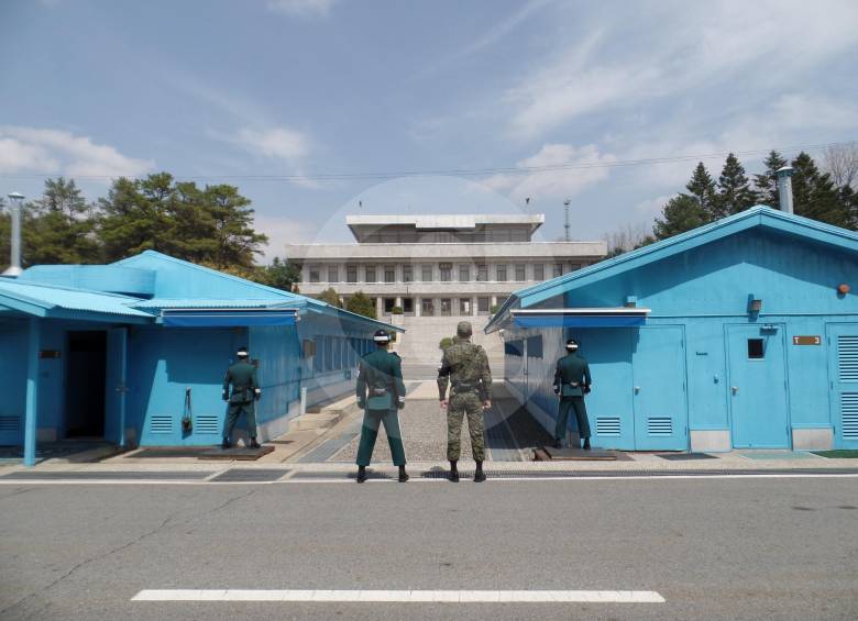 Paralelo 38, en la frontera entre Corea del Norte y Corea del Sur. FOTO ARCHIVO EL COLOMBIANO