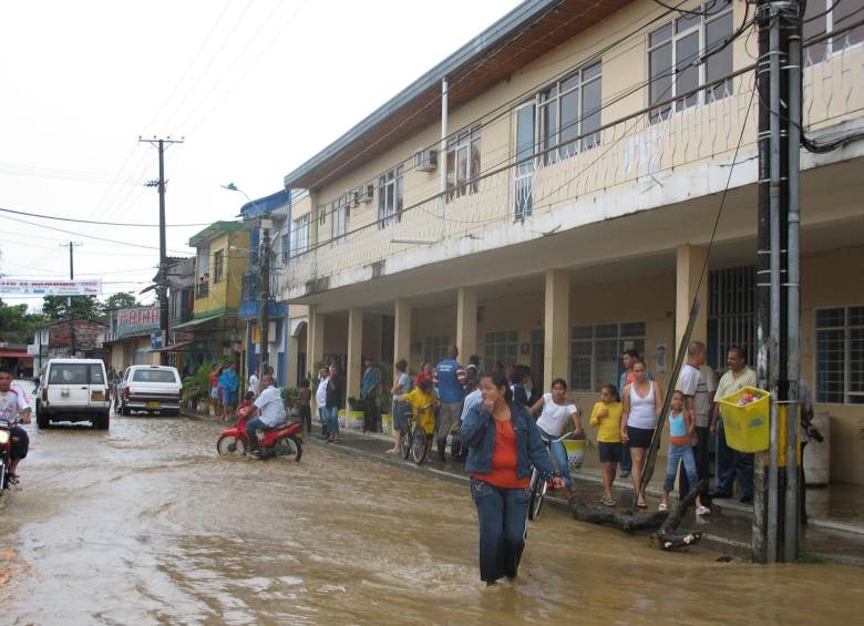 Fuertes lluvias se podrían presentar este fin de semana en Urabá. FOTO ARCHIVO CHIGORODÓ