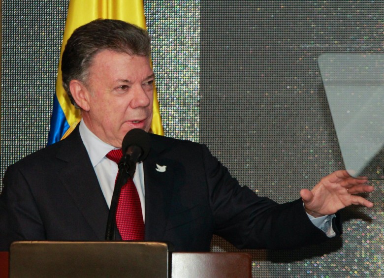 El presidente Juan Manuel Santos aseguró que la Jurisdicción Especial de Paz no reemplaza nuestras instituciones de justicia ni nuestro Poder Legislativo. FOTO COLPRENSA