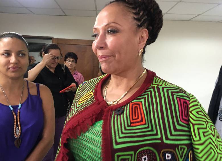La Exsenadora Piedad Córdoba asistió a la audiencia contra alias “Don Berna”. Foto: Cortesía