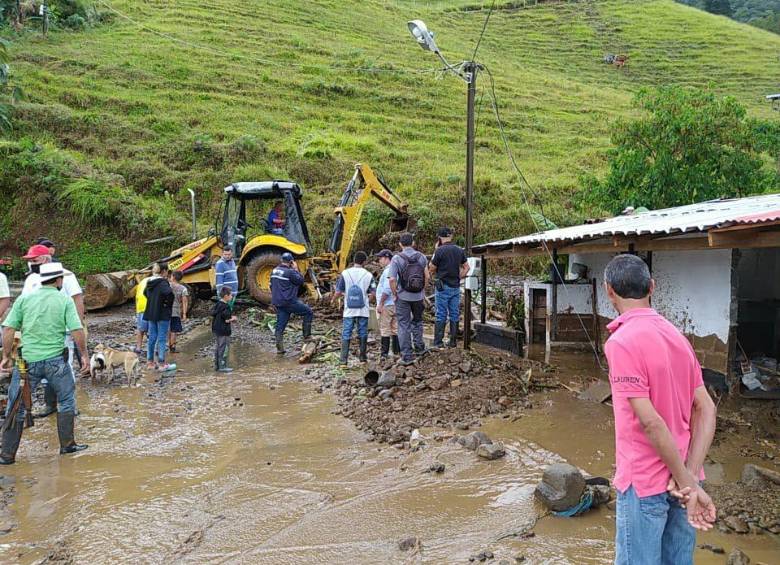 En total, 75 familias fueron afectadas por las lluvias del fin de semana. Foto: Cortesía. 