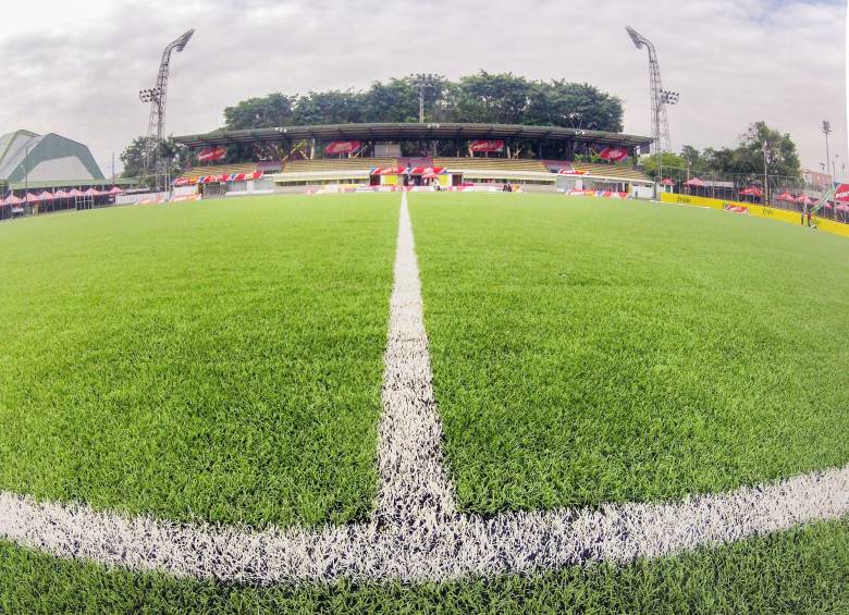 La cancha Marte 1 servirá de escenario para los encuentros de Ponyfútbol que se disputarán entre el 9 y el 23 de enero. Es sometida a acondicionamientos. FOTO mario valencia pineda