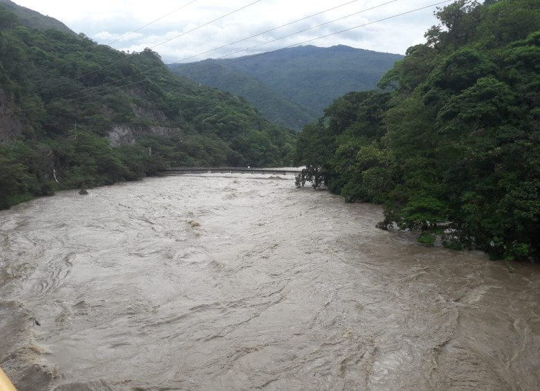 Funcionarios de los municipios de dicha región ya evidencian un lento aumento en el nivel del río. FOTO DAPARD