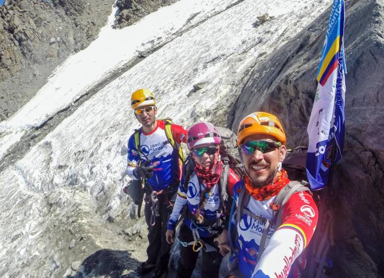 Tres alpinistas antioqueños coronaron la Montaña Maldita