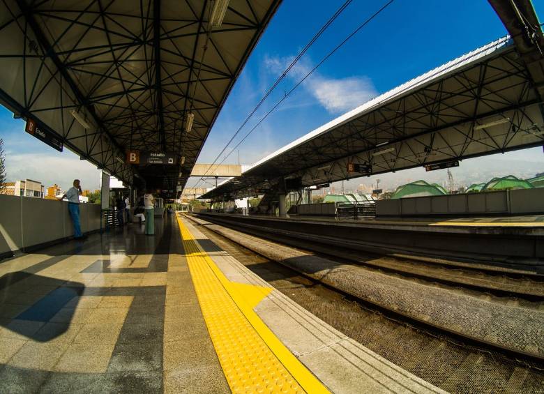 Línea del Metro de Medellín. FOTO ARCHIVO TWITTER METRO DE MEDELLÍN