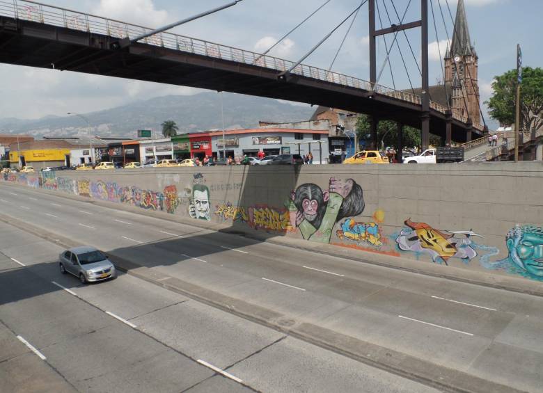 ¿Paredes dibujadas o arte callejero?