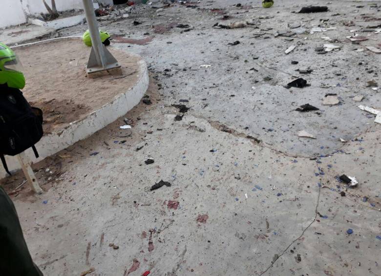 Así fue el ataque con explosivos a policías Barranquilla