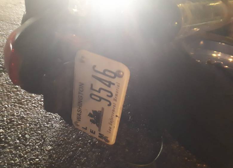 Encuentran moto despedazada en Las Palmas pero sin su dueño