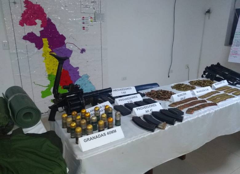 Incautan un lanzagranadas en material de guerra del Eln