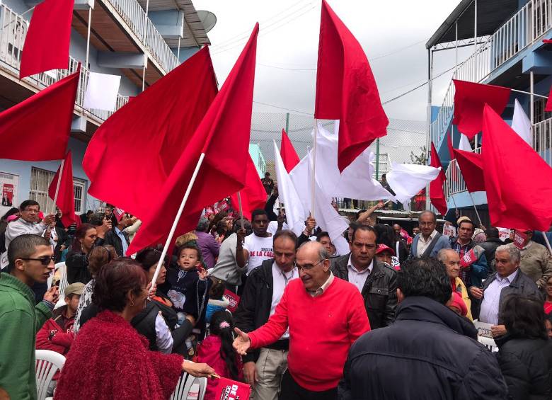 De la Calle estuvo el pasado domingo en Ciudad Bolívar. FOTO CORTESÍA