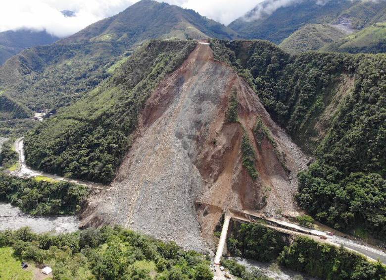 Los empresarios afiliados a la Andi señalan que cierre de la vía a Villavicencio les genera pérdidas $4.000 millones diarios. Foto: Colprensa.