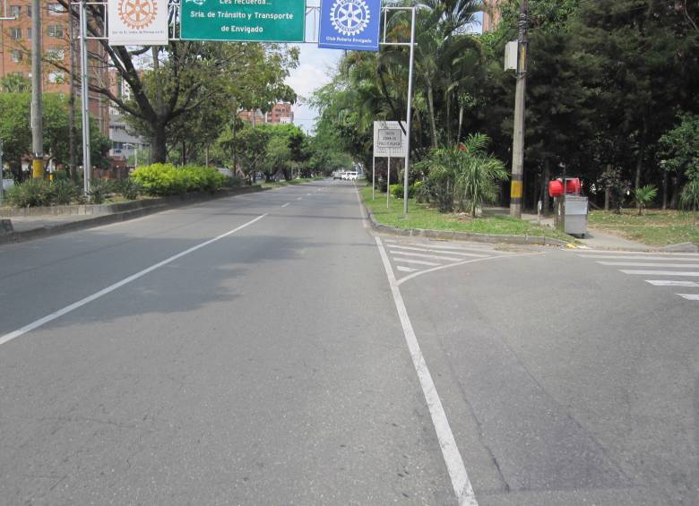 Avenida Las Vegas, sentido sur-norte. Aquí empezó el recorrido. FOTO DANIEL PALACIO