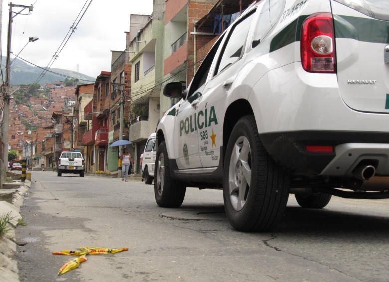 El asesinato en el barrio El Socorro fue el único registrado en enero en la comuna 13. FOTO ARCHIVO