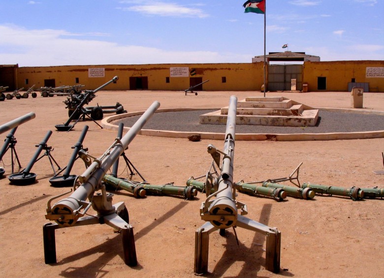 Desde hace décadas, el territorio quedó dividido por ocho muros y miles de minas puestas por Marruecos. Al otro lado, la Rasd controla varios pueblos. FOTOS saharauiak