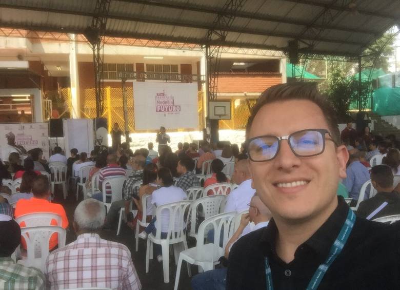 Alejandro Arias García, nuevo secretario de Desarrollo Económico de Medellín. FOTO TWITTER @AlejandroAriasG