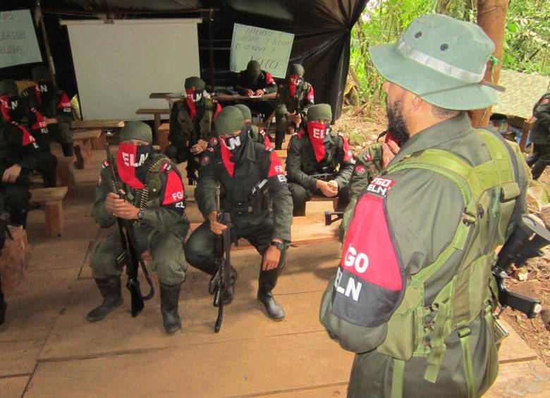 Bloque de guerra Oriental. Frente José David Suárez del Eln. FOTO Colprensa