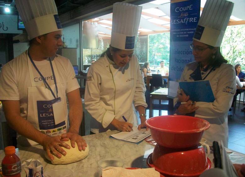 La competencia en la categoría baguettes y panes del mundo comenzó desde temprano este viernes. FOTO Cortesía