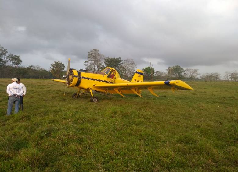 Aeronave cayó esta mañana en Apartadó, Urabá antioqueño