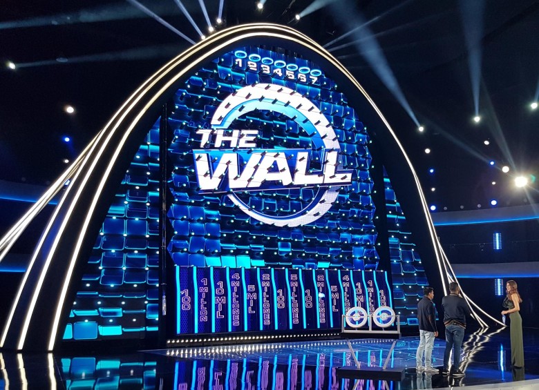 The Wall, programa de concurso del Canal Caracol. FOTO COLPRENSA